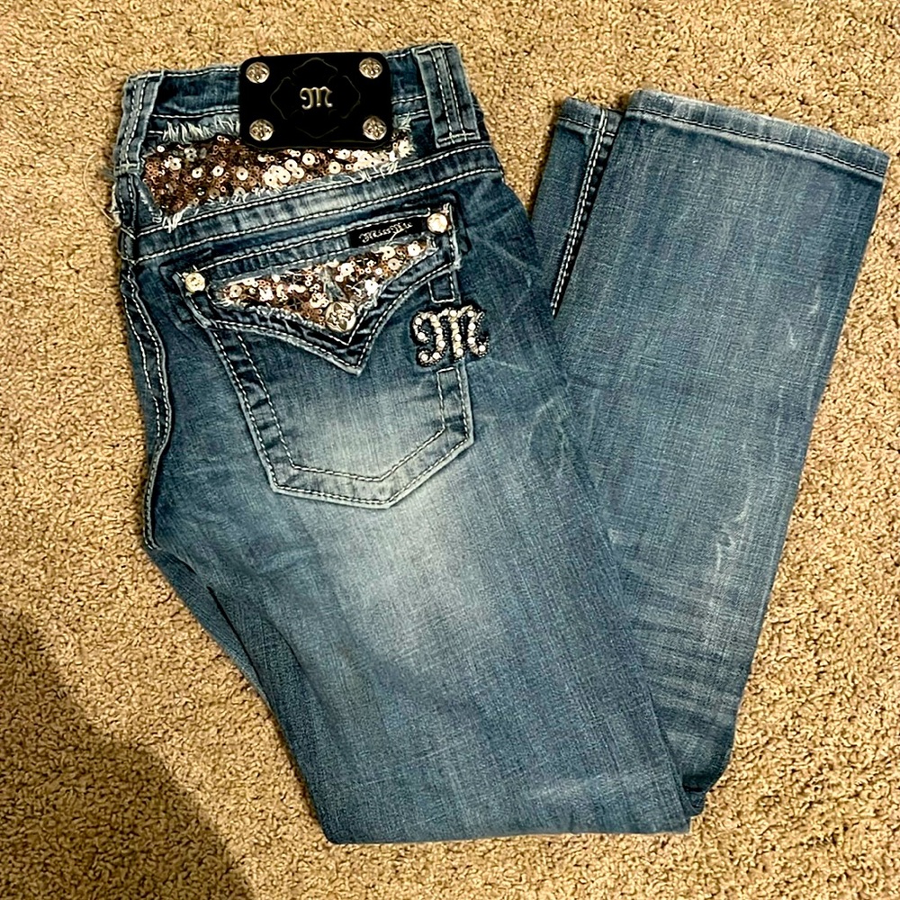 Miss me sequin back jeans